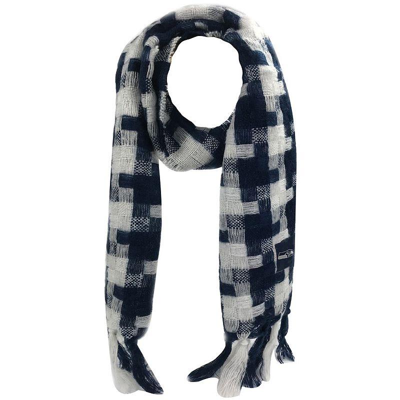 Women's FOCO Seattle Seahawks Checkered Woven Blanket Scarf, Team Product Image