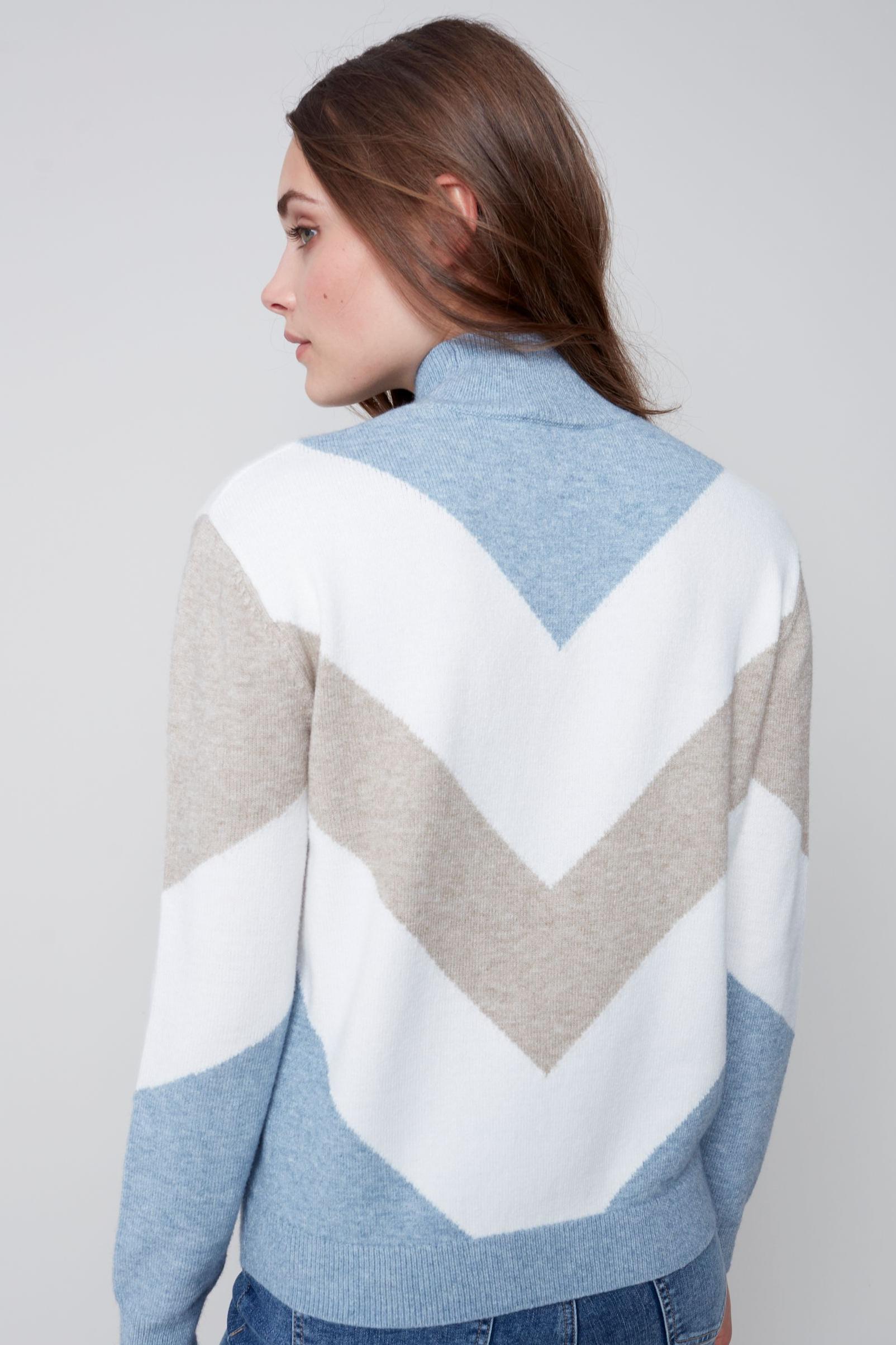 CHEVRON STRIPE SWEATER Product Image