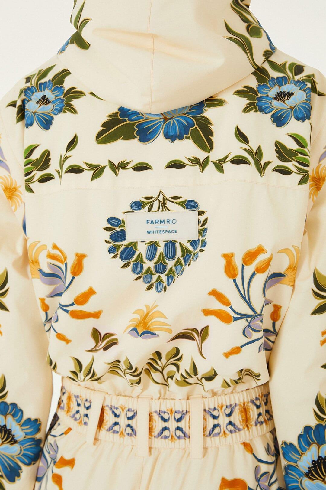 Off-White Winter Garden Hooded Belted Ski Jumpsuit Product Image