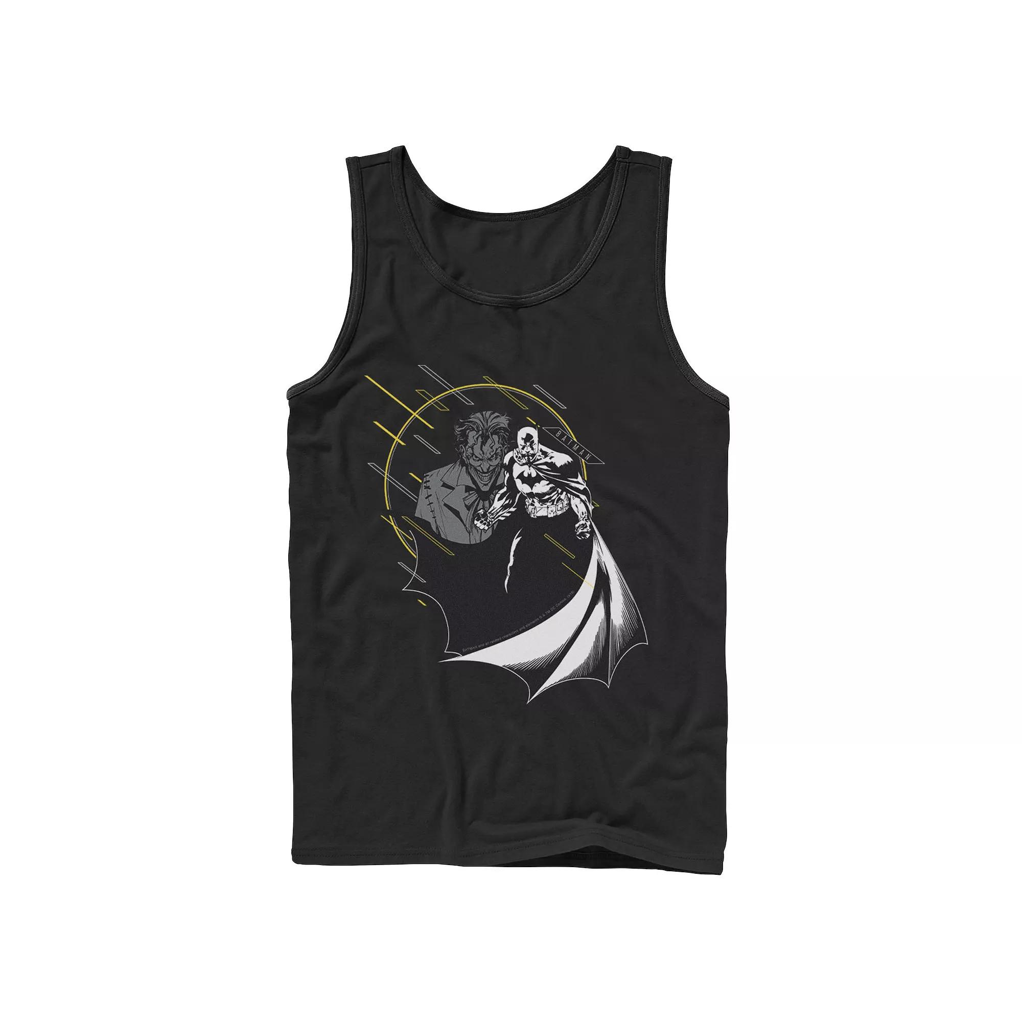 Mens DC Comics Batman And Joker Circle Portrait Tank Top, Men's,  Product Image