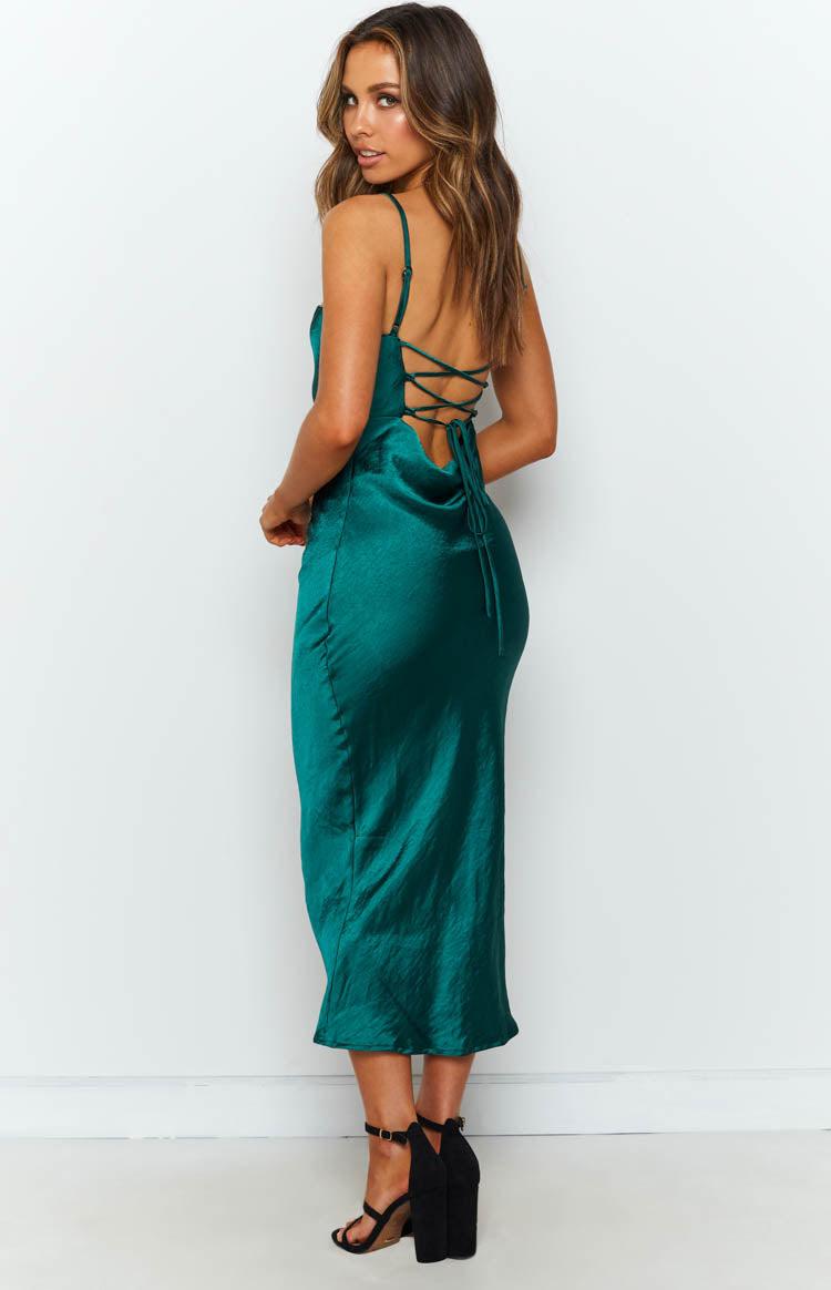 Amaryllis Dress Emerald Product Image