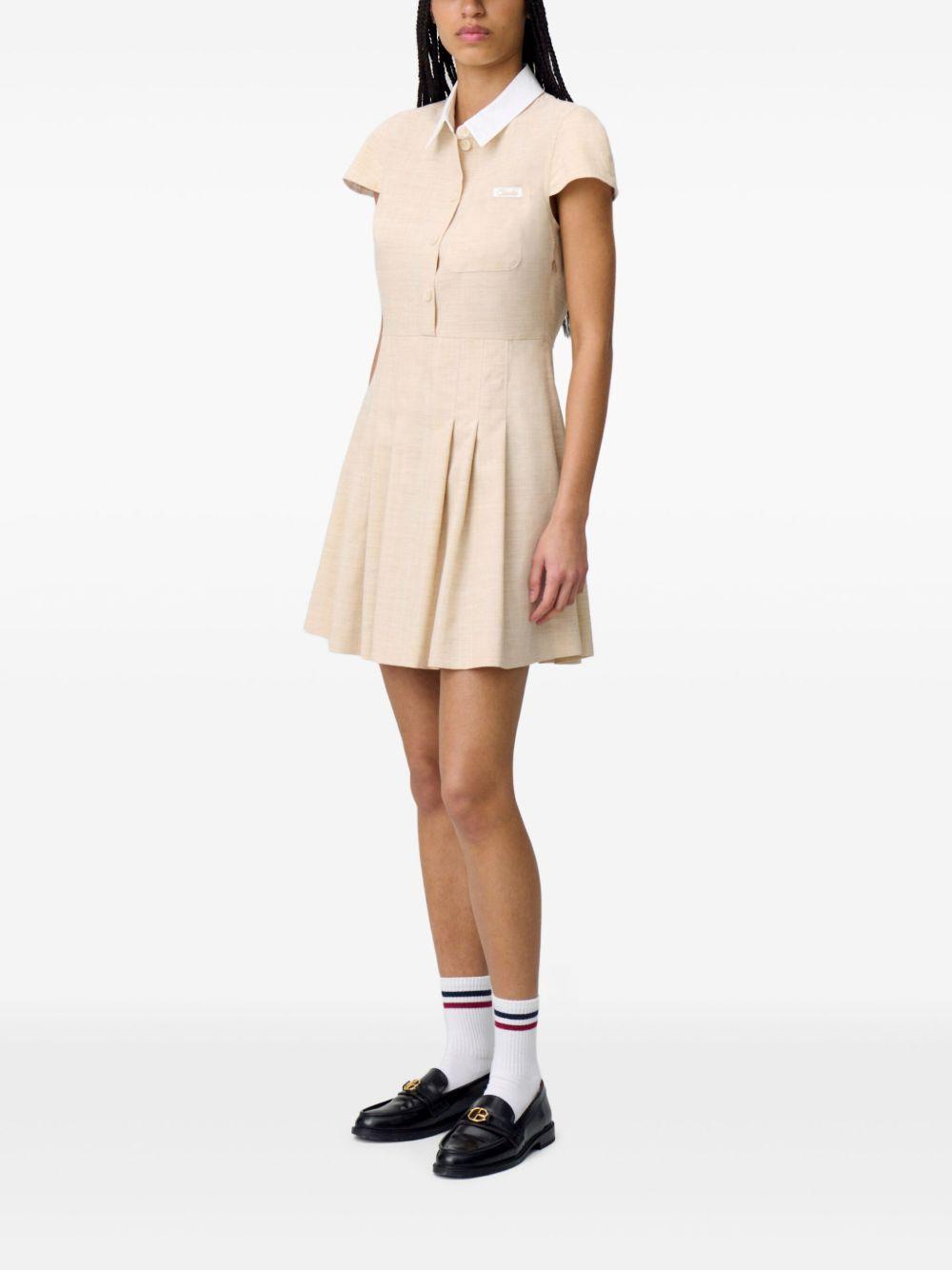 logo-embroidered shirtdress Product Image