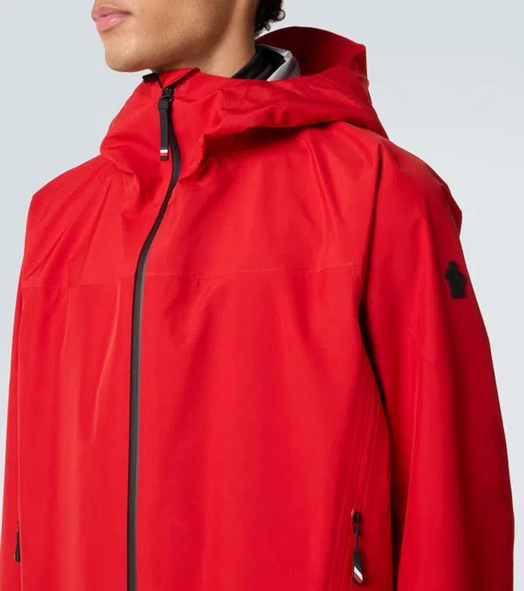 MONCLER Hinterburgs Hooded Gore-tex Ski Jacket In Red Product Image