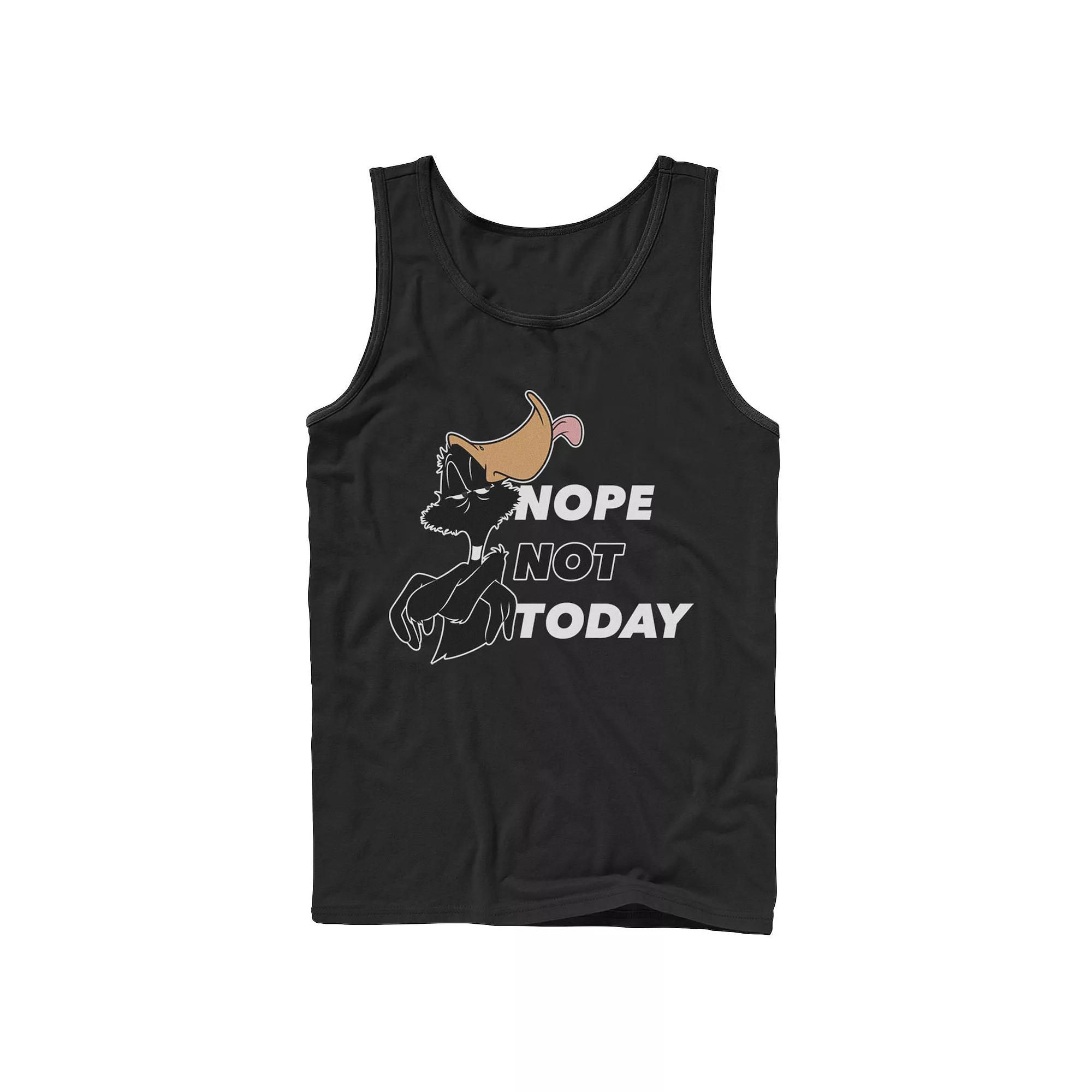 Men's Looney Tunes Daffy Duck Nope Not Today Tank Top,  Product Image