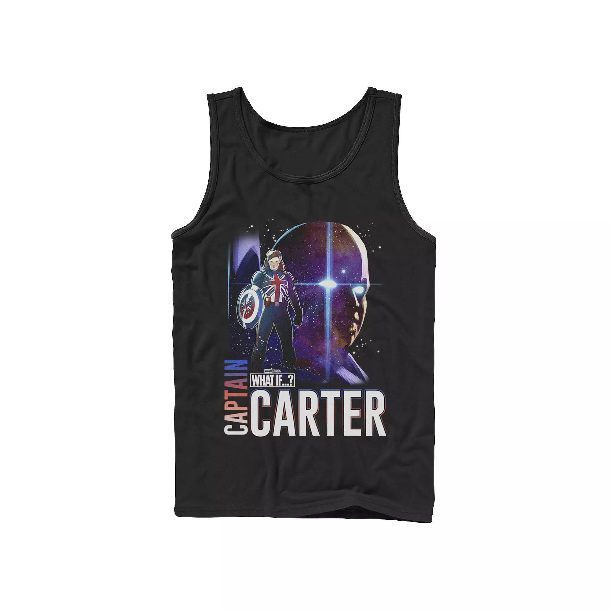 Men's Marvel What If Carter And Watcher Galactic Poster Tank Top, Boy's,  Product Image