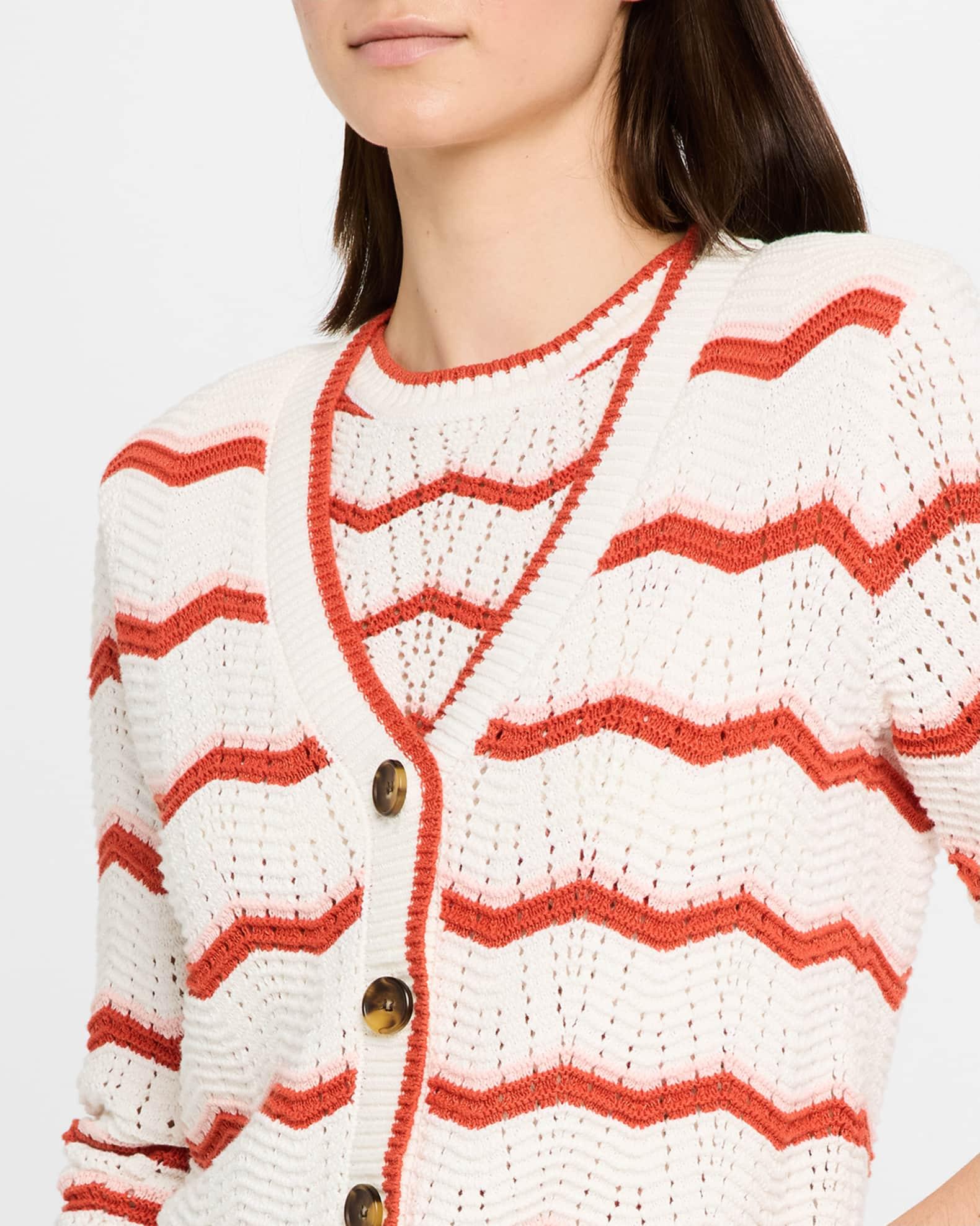 Ansonia Knit Chevron Cardigan Product Image