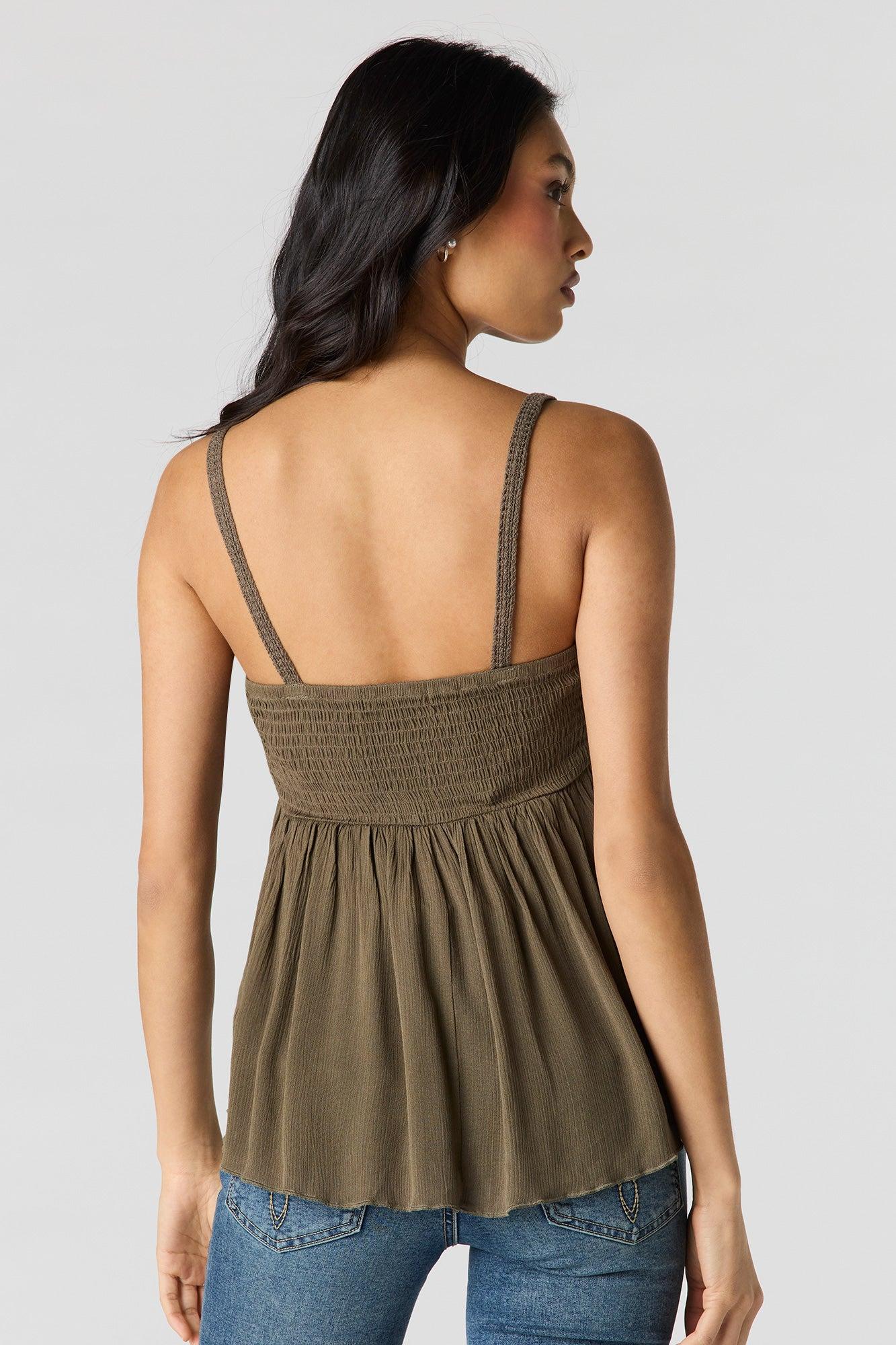Crochet Babydoll Tank Female Product Image