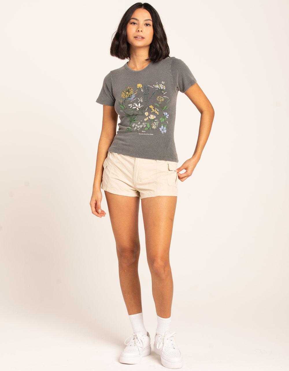 BDG Urban Outfitters Y2K Summer Womens Shorts - ECRU Product Image
