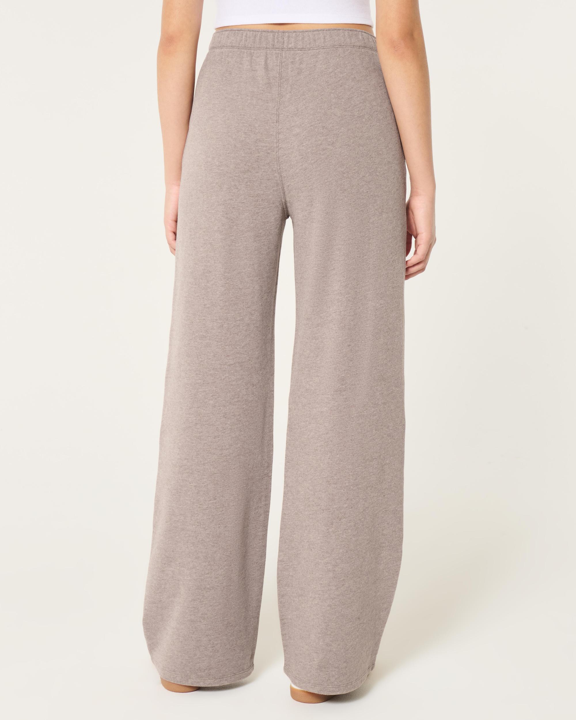 Hollister Feel Good Fleece Wide-Leg Pants Product Image