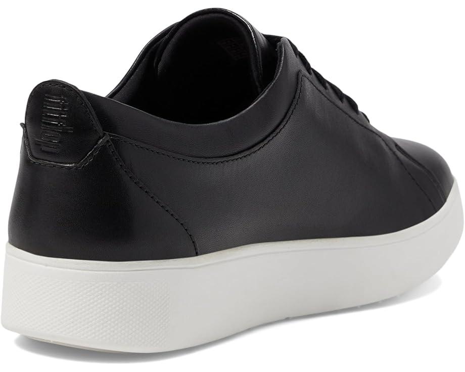 Rally Crystal-Backtab Leather Trainers Product Image