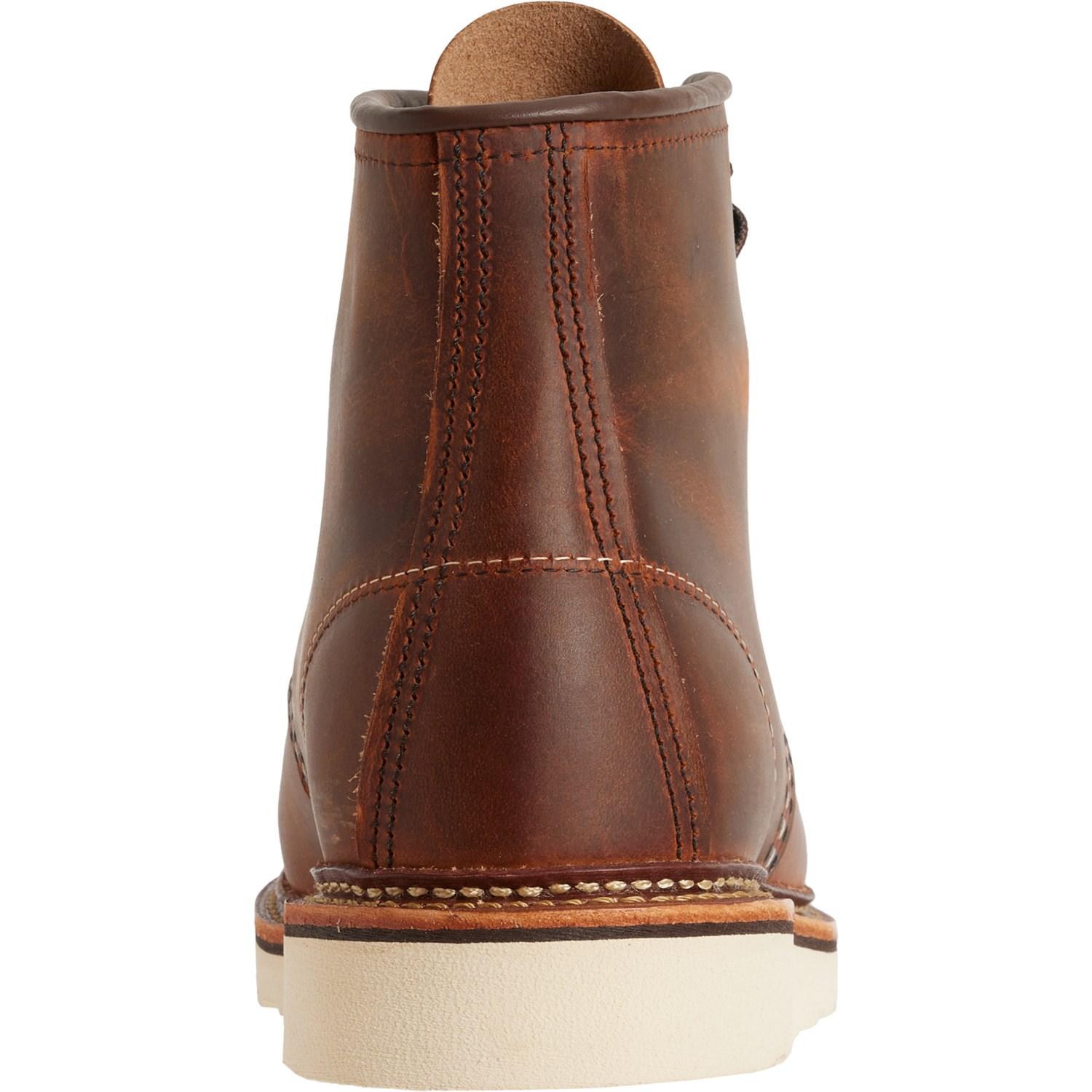 Red Wing 6” Classic Moc-Toe Boots - Leather, Factory 2nds (For Men) Product Image