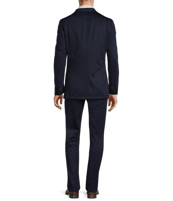 Hart Schaffner Marx New York Modern Fit Flat Front Solid 2-Piece Suit Product Image