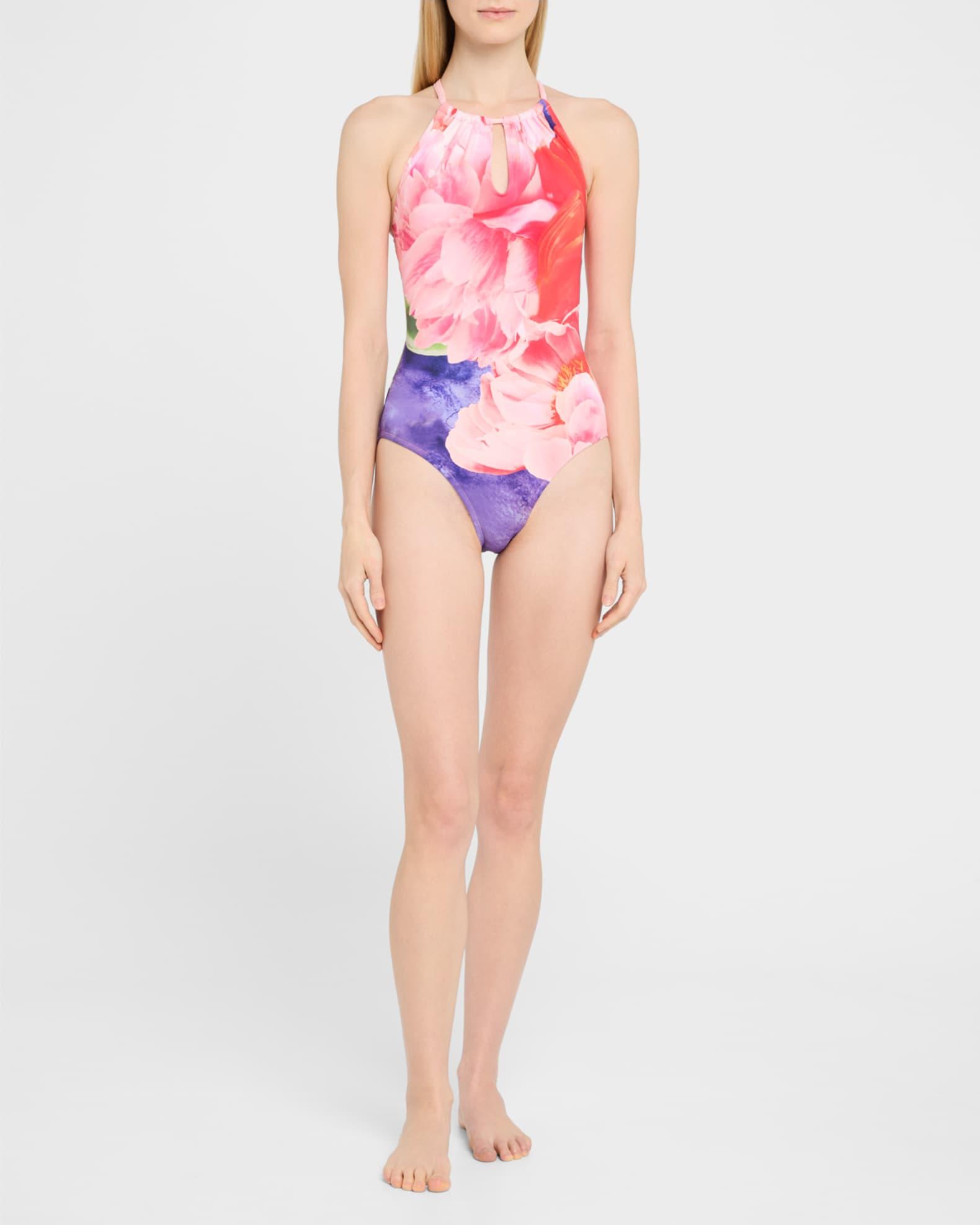 Artist Series High-Neck One-Piece Swimsuit Product Image