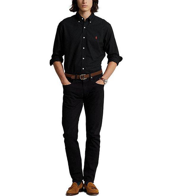 Polo Ralph Lauren Garment-Dye Oxford Classic Fit Long Sleeve Woven Shirt Product Image