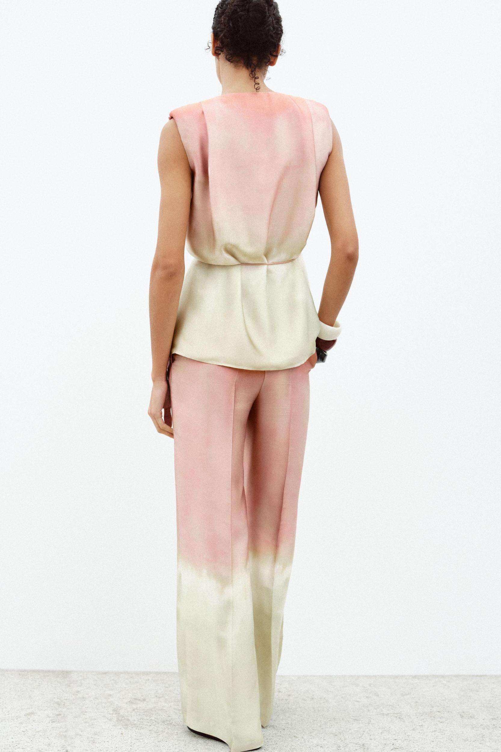 TIE DYE PRINT PANTS Product Image