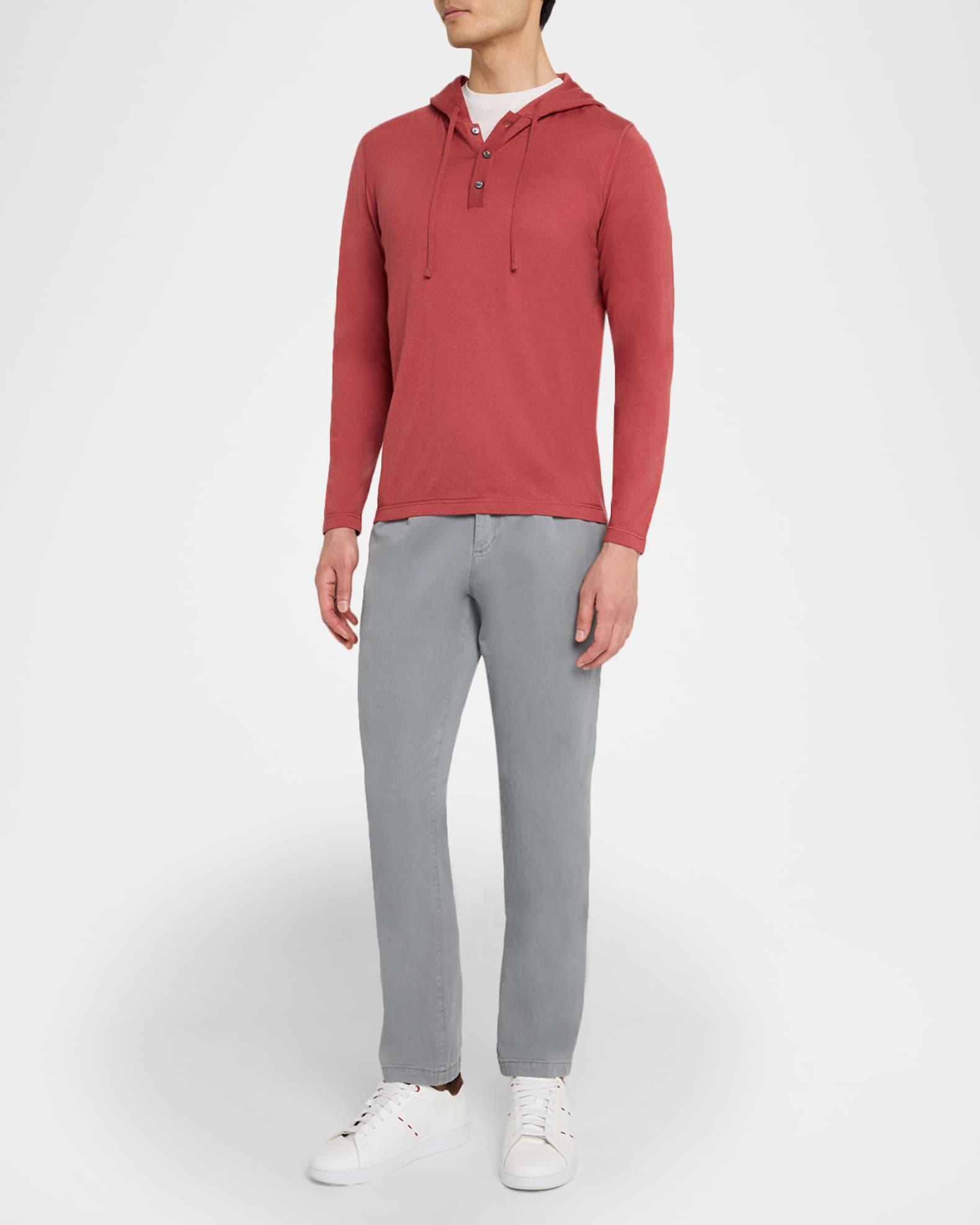 Men's Pleated Straight-Fit Pants Product Image