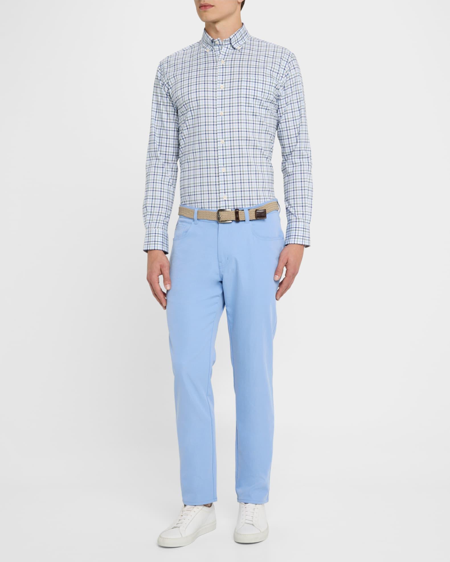 Men's Calgary Crown Lite Cotton-Stretch Check Sport Shirt Product Image