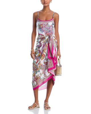 Maribel Bright Paisley Pareo Cover-Up Product Image