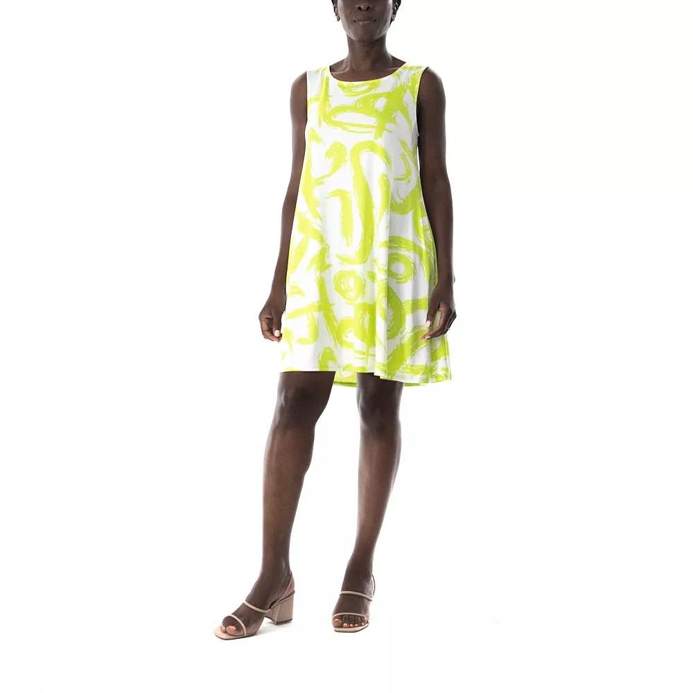 Women's Nina Leonard Floral Swing Dress,  Product Image