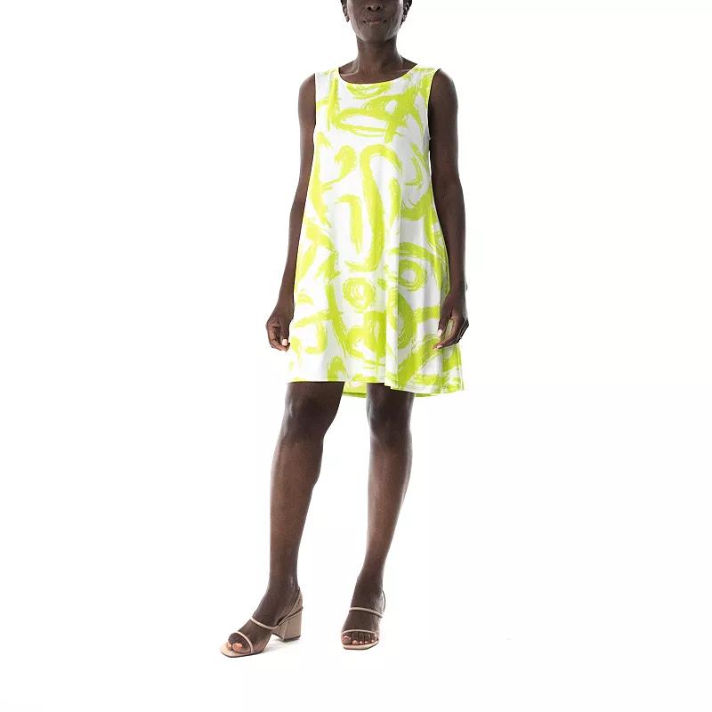 Women's Nina Leonard Floral Swing Dress,  Product Image