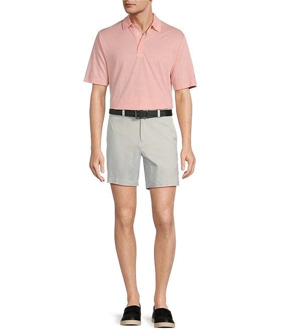 Roundtree & Yorke Performance Short Sleeve Jacquard Polo Shirt Product Image