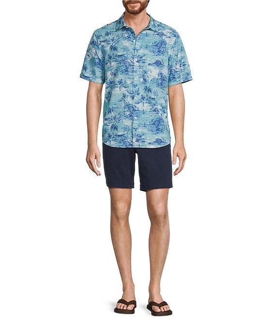Tommy Bahama IslandZone Bahama Coast Tidal Pursuit Short Sleeve Woven Shirt Product Image