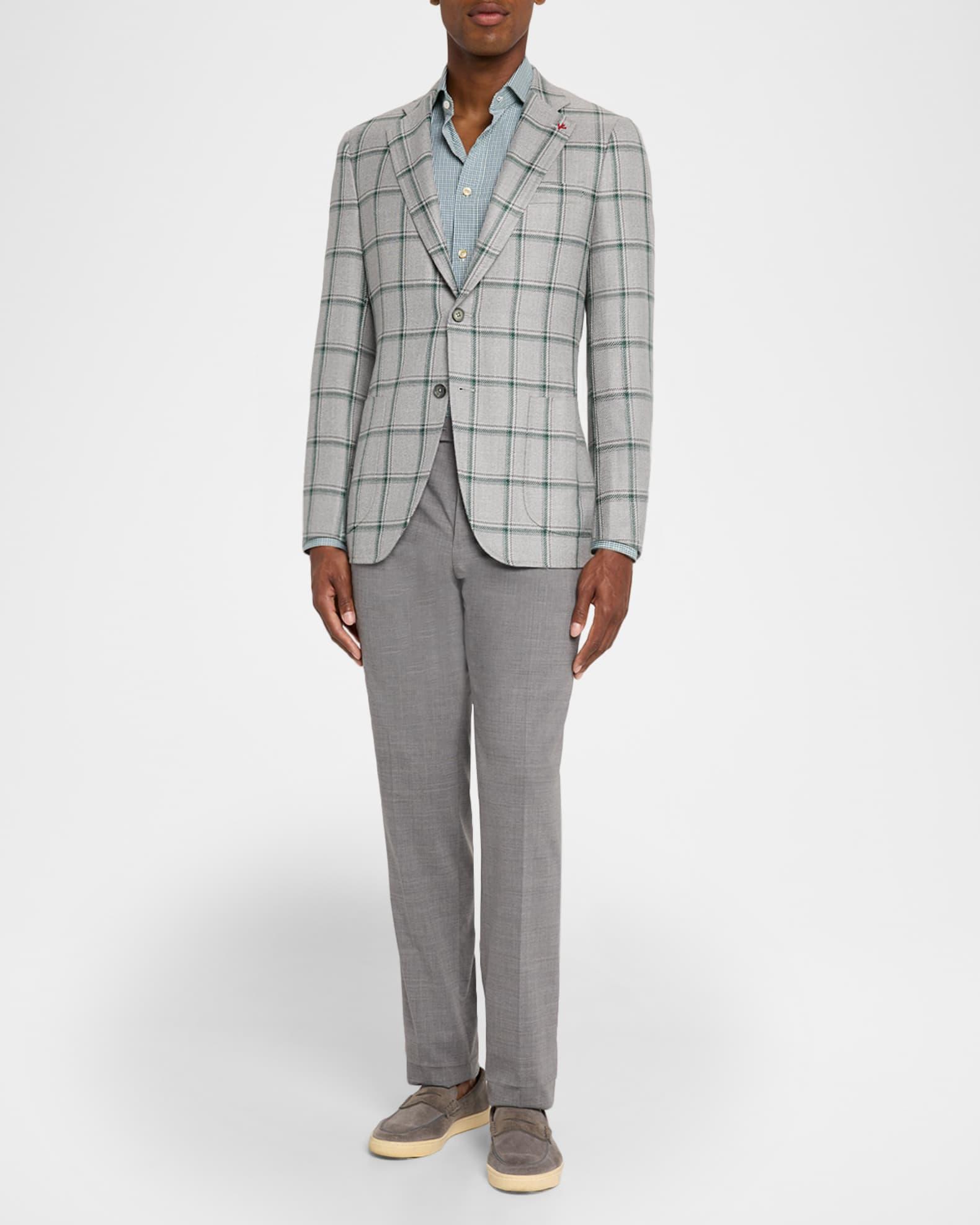 Men's Windowpane Sport Coat Product Image