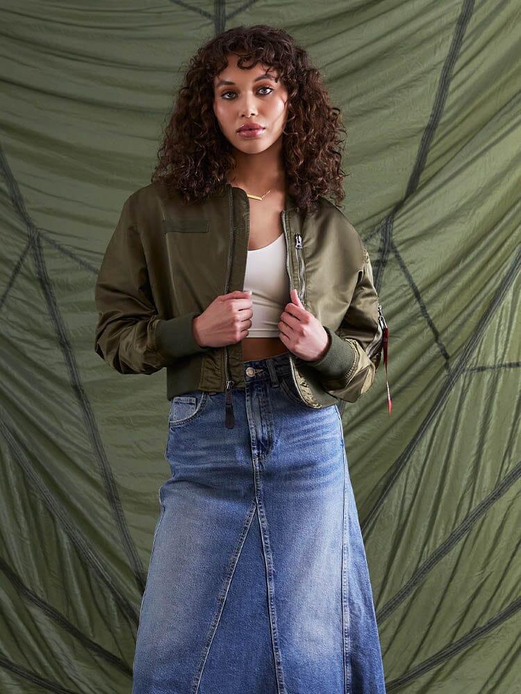 L-2B CROPPED GEN II BOMBER JACKET W Female Product Image