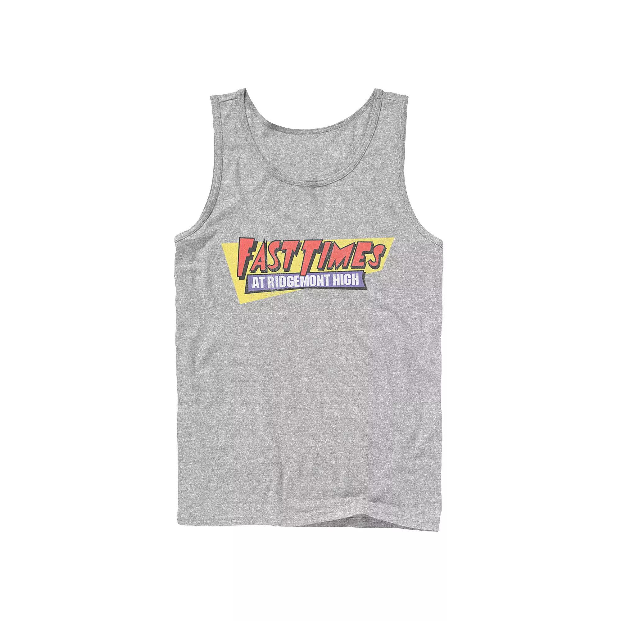Men's Fast Times At Ridgemont Vintage Logo Tank Top,  Product Image