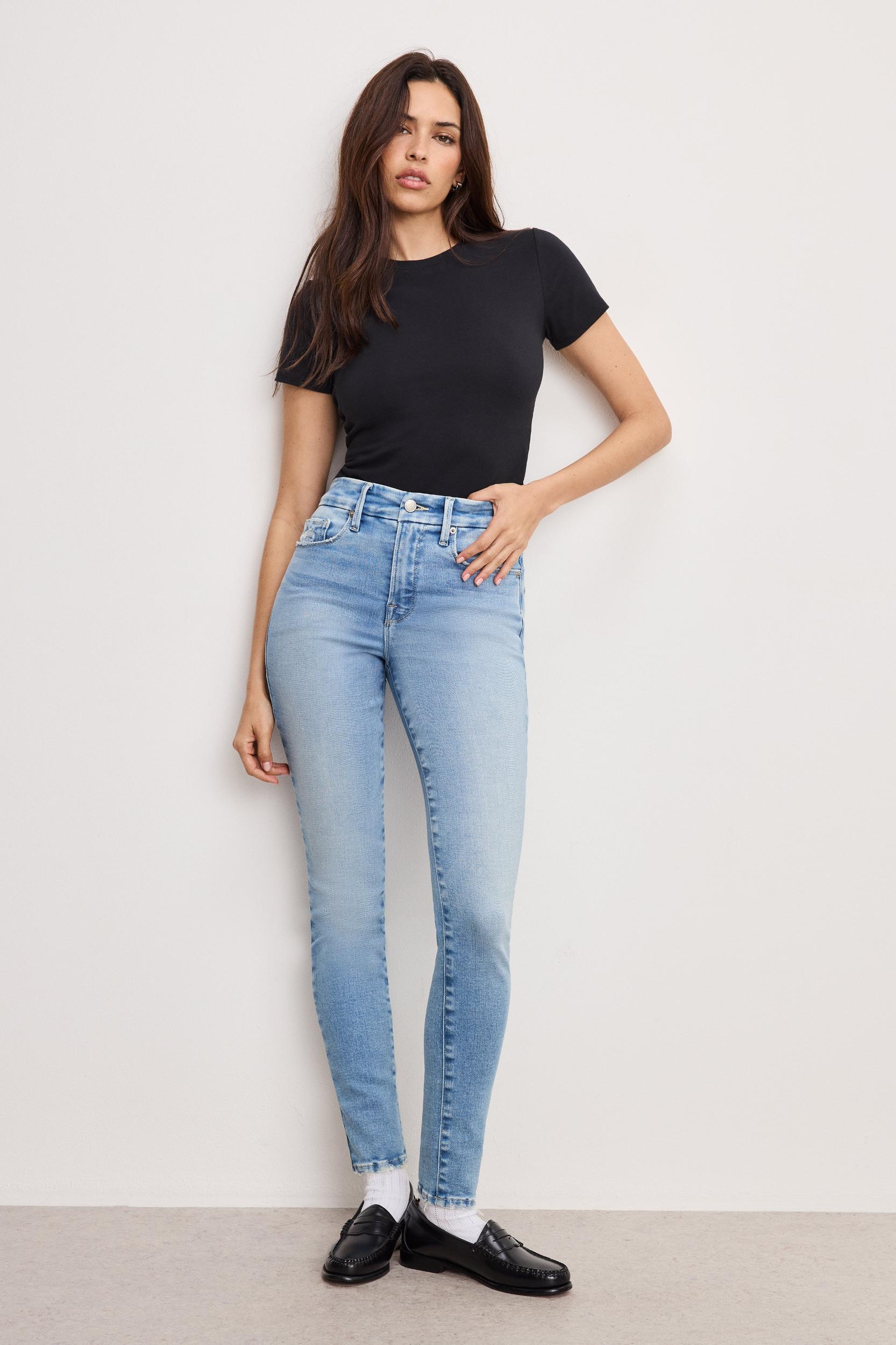 SOFT TECH GOOD LEGS SKINNY JEANS | INDIGO799 Product Image