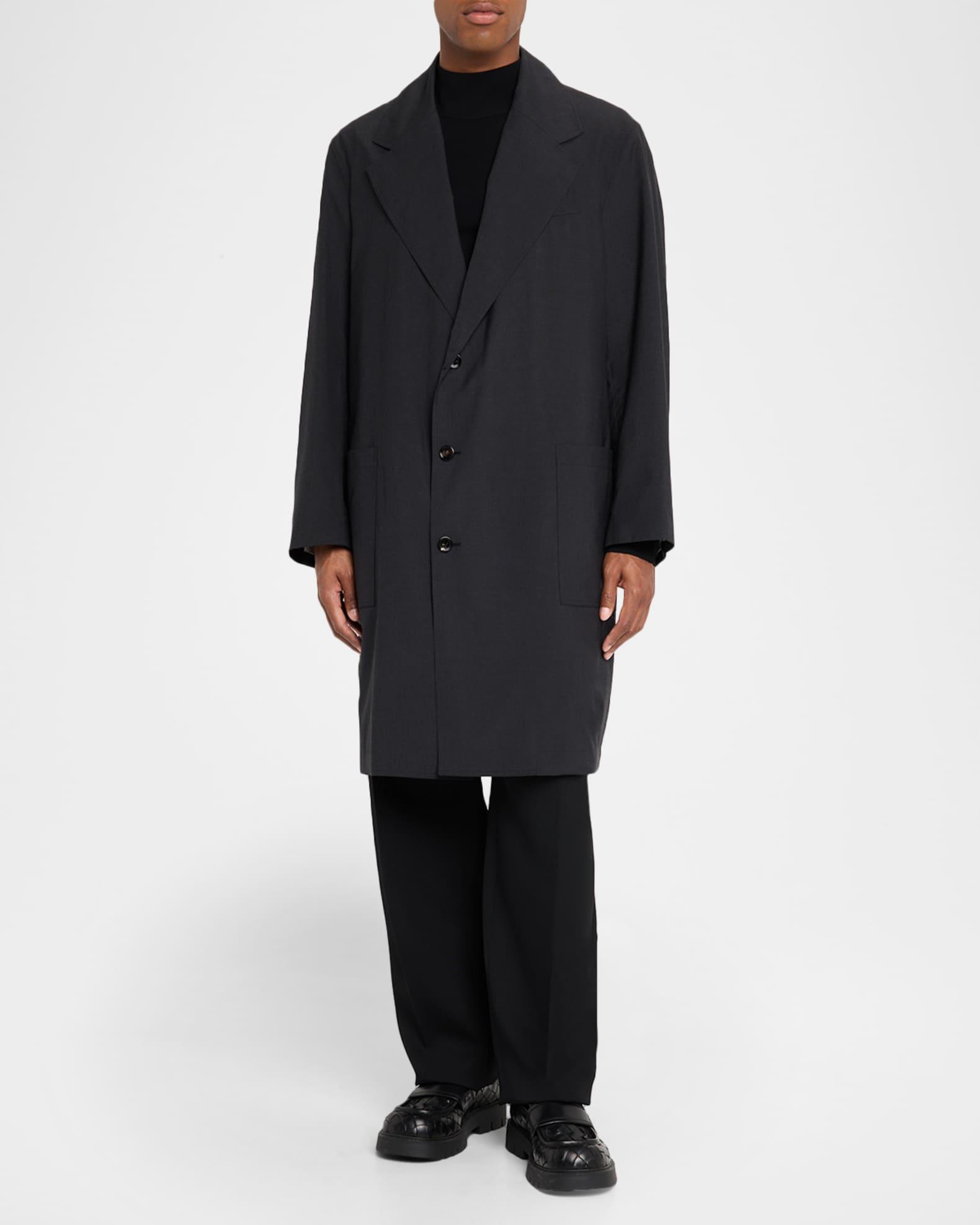 Men's Superfine Wool Overcoat Product Image