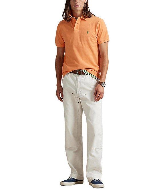 Polo Ralph Lauren Custom Slim Fit Solid Mesh Polo Shirt Product Image