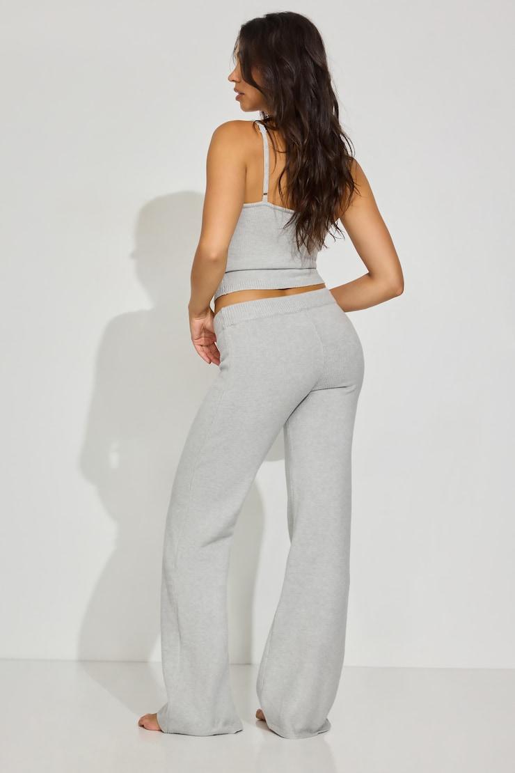 Straight Leg Sweater Pants Product Image