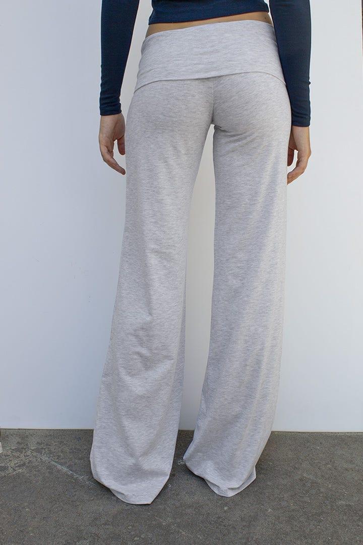 Wide-leg pants with cuffs Product Image