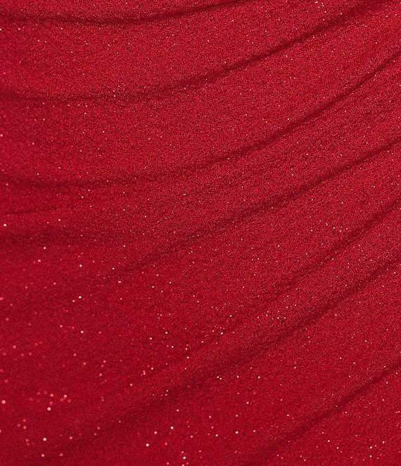 Midnight Doll Glitter Tulip Hem Bodycon Dress Product Image