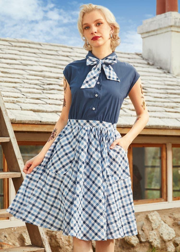 Gingham Grace Bow Dress Product Image