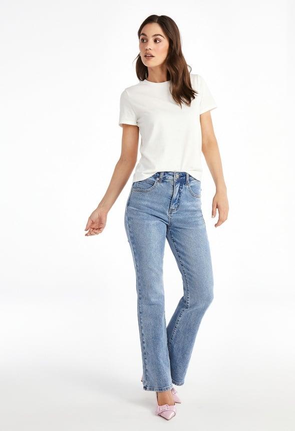 Blair High Rise Tummy Tamer Flare Jeans Product Image