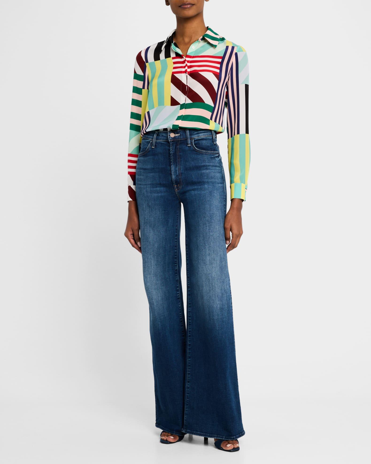 Willa Striped Placket Top Product Image