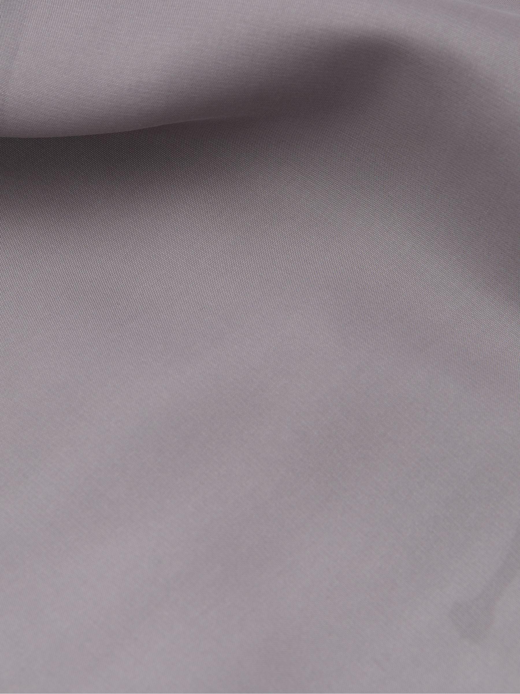 Atelier Wide Leg Waistband Detail Trousers in Grey Product Image