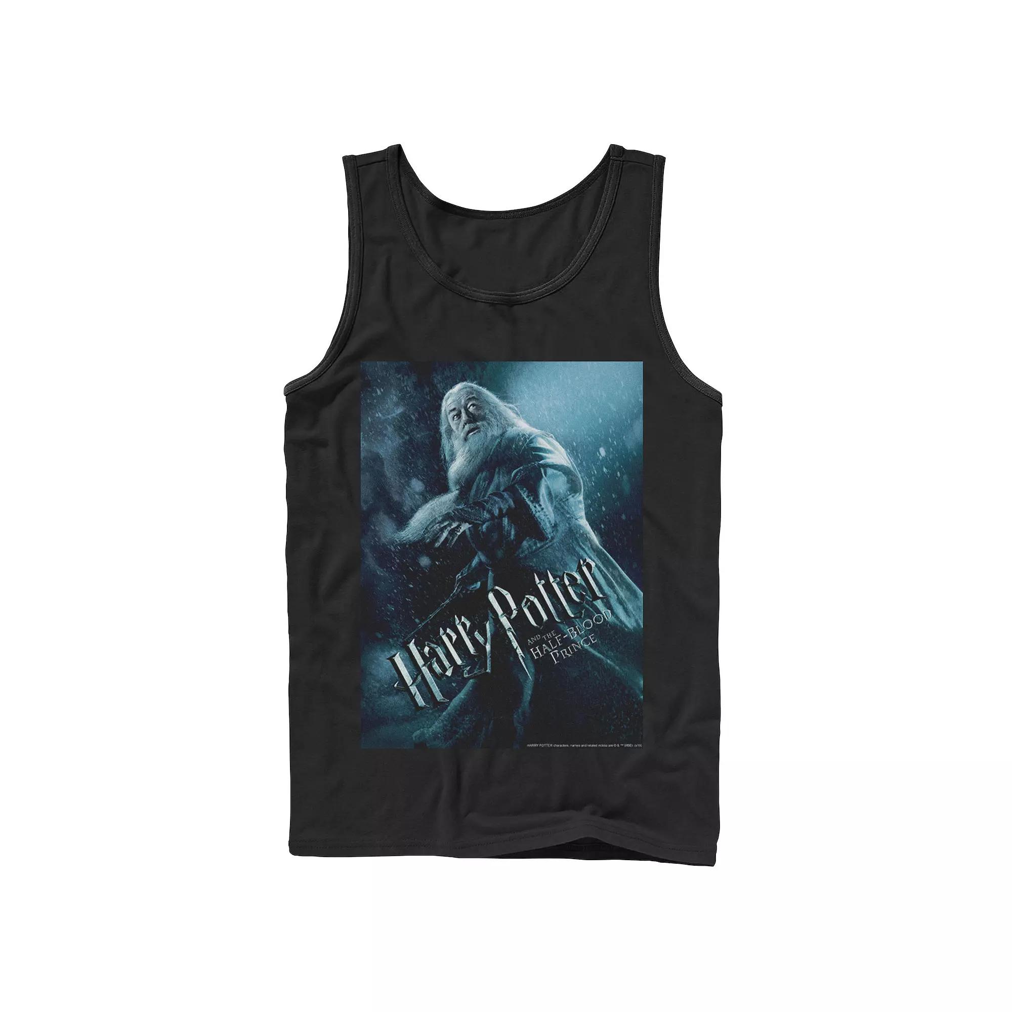 Men's Harry Potter Half-Blood Prince Dumbledore Poster Graphic Tank Top,  Product Image
