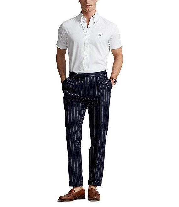 Polo Ralph Lauren Classic Fit Performance Stretch Short Sleeve Twill Woven Shirt Product Image