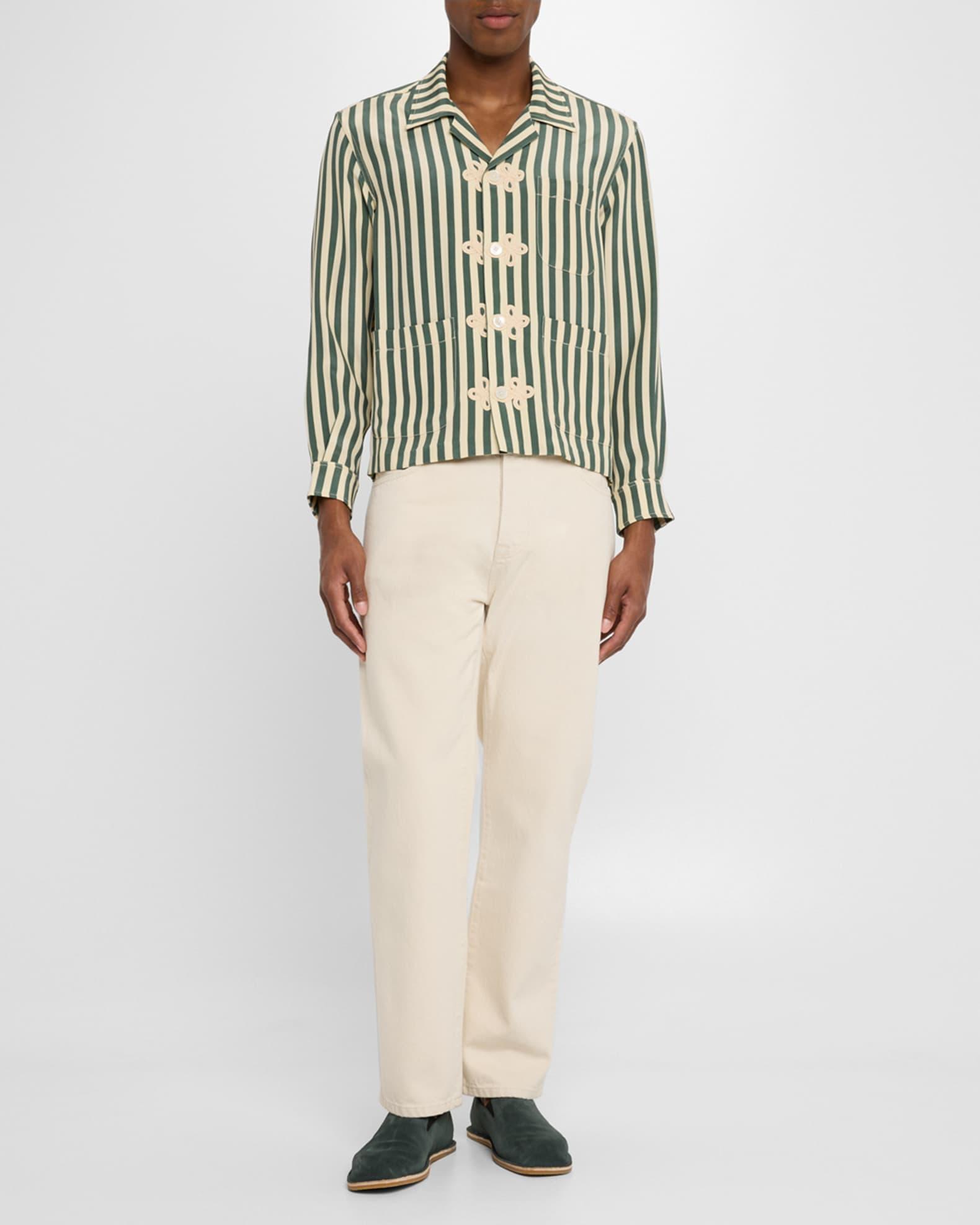 Men's Leather Slip-On Espadrilles Product Image