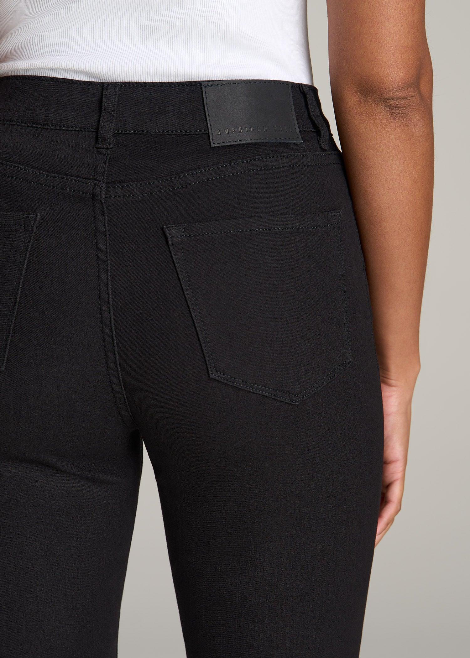 Georgia High-Rise Skinny Jeans for Tall Women in Black Female Product Image
