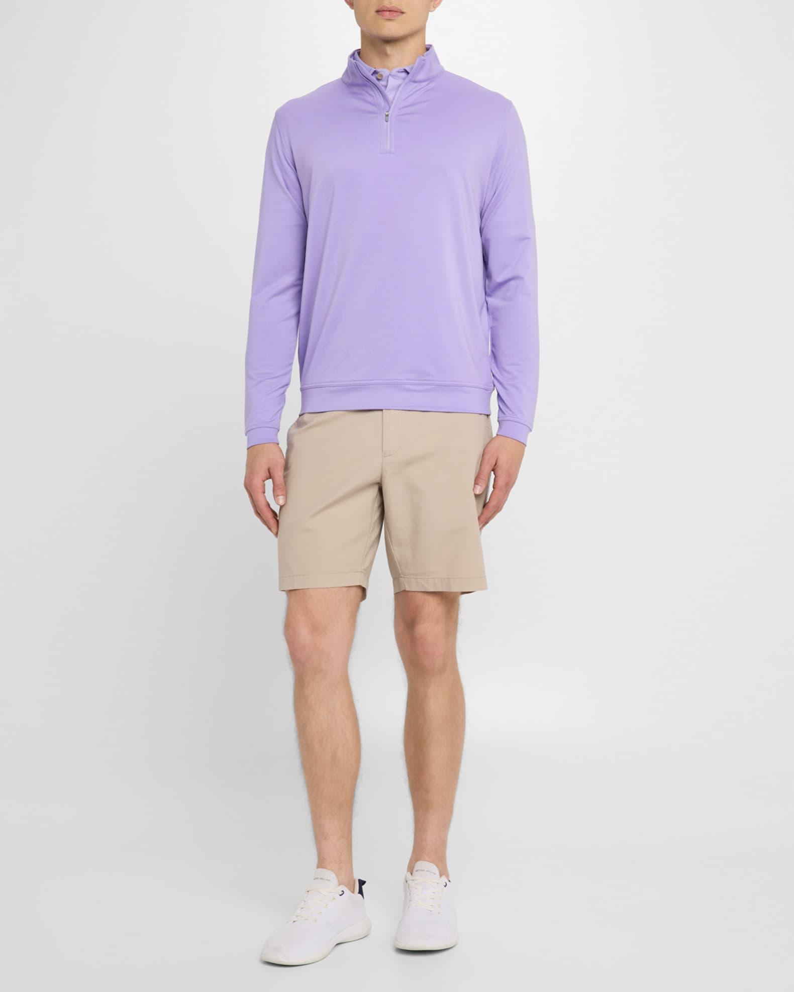 Men's Perth Melange Performance Quarter-Zip Sweater Product Image