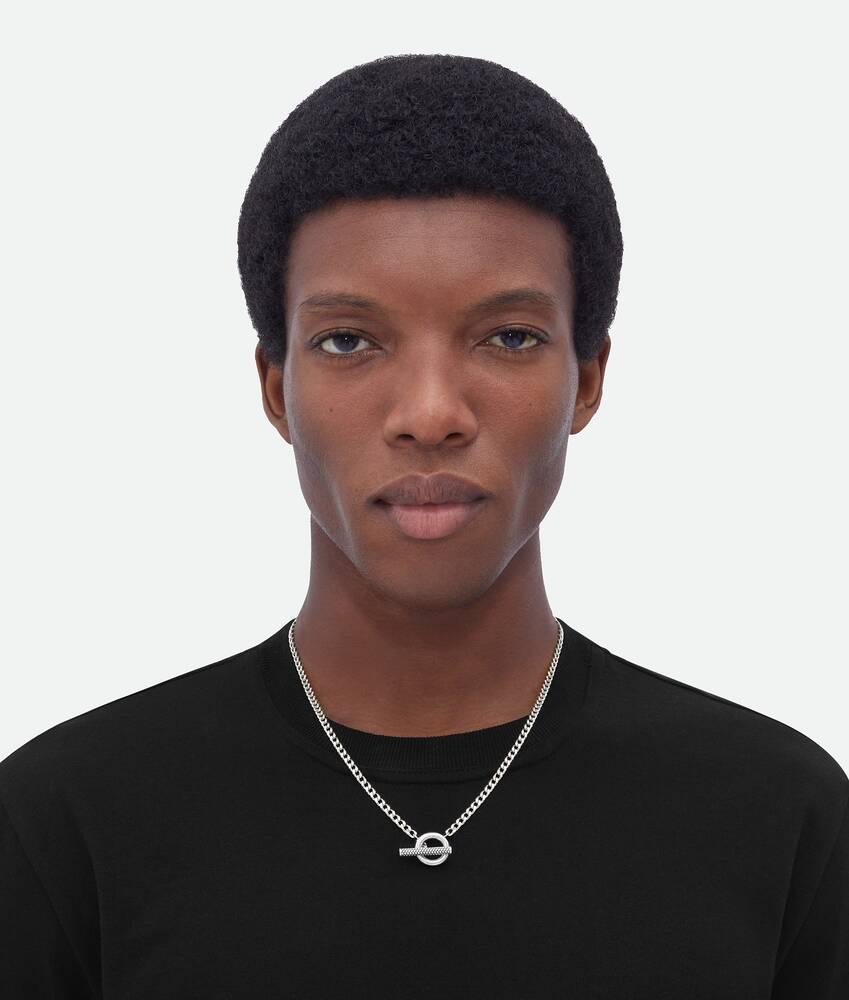 Men's Intreccio Necklace in Silver Product Image