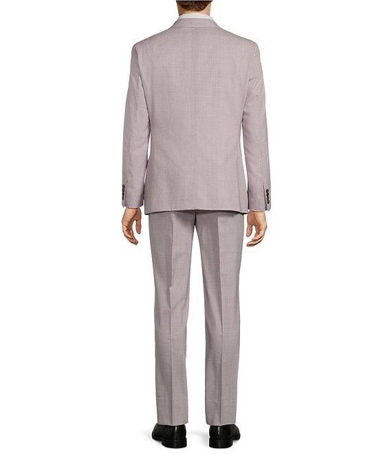 Armani Exchange Slim Fit Solid Flat Front 2-Piece Suit Product Image