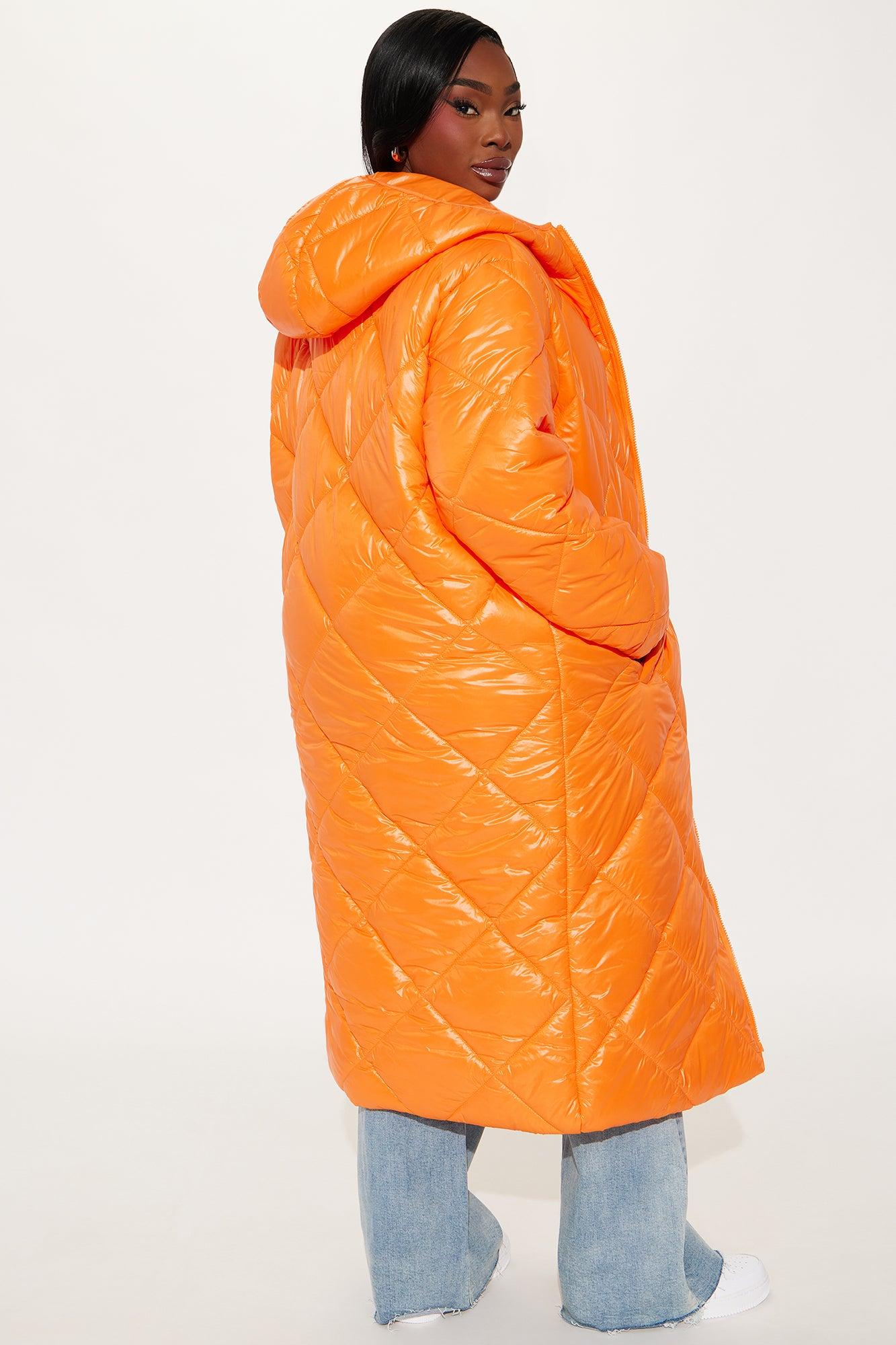 Everyday Swag Long Puffer - Orange Product Image