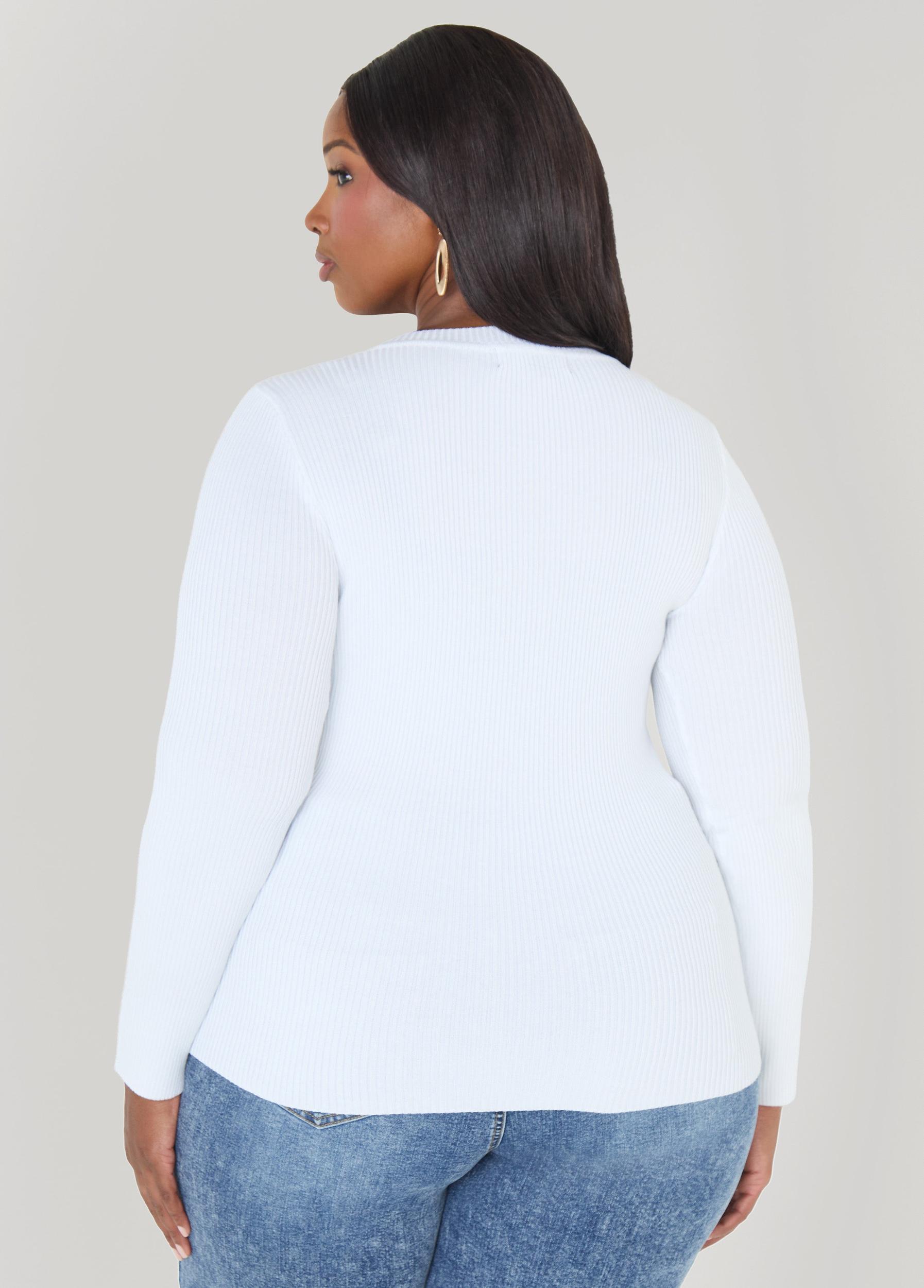 Ribbed Crewneck Sweater Product Image