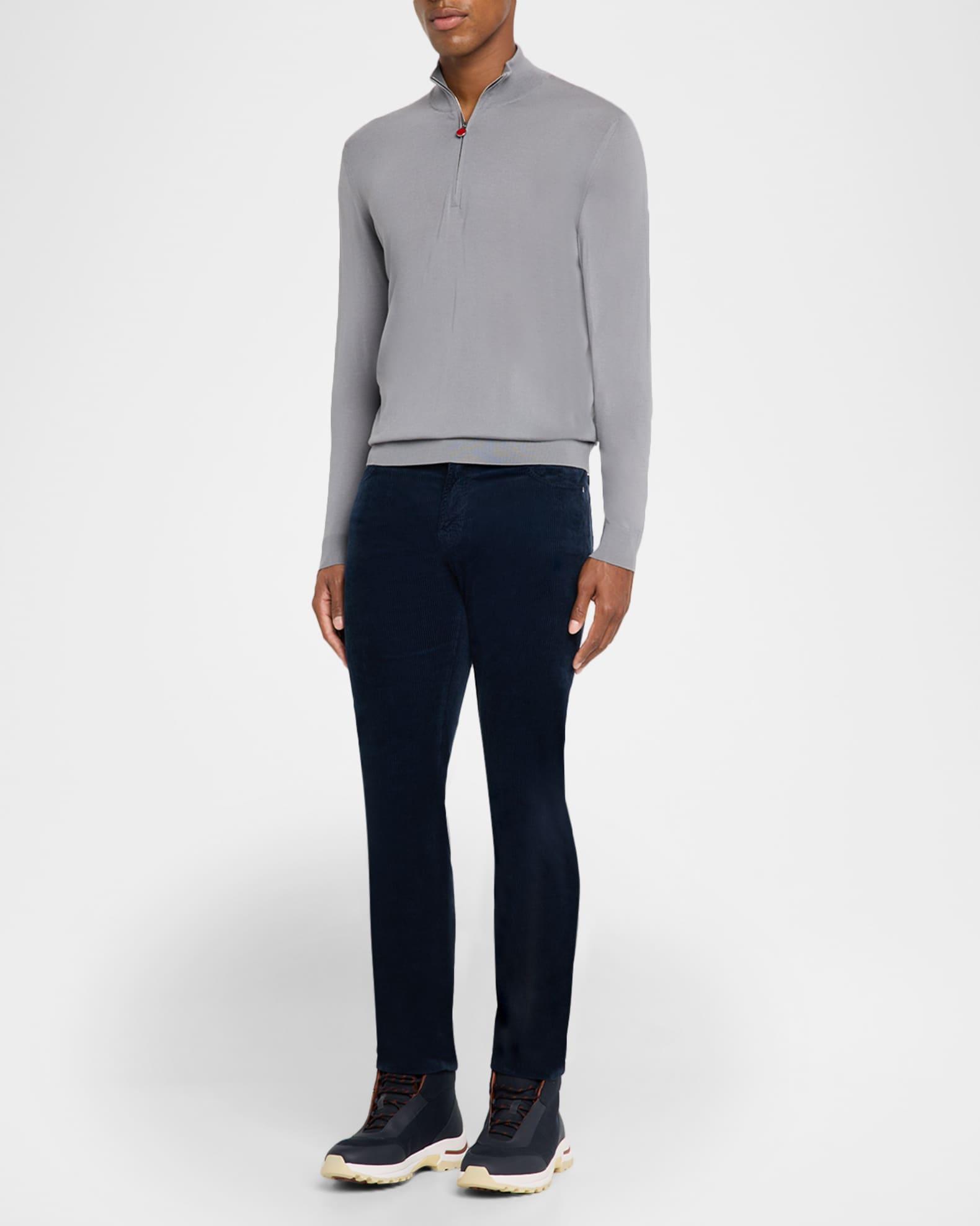 Men's Wool Half-Zip Sweater Product Image