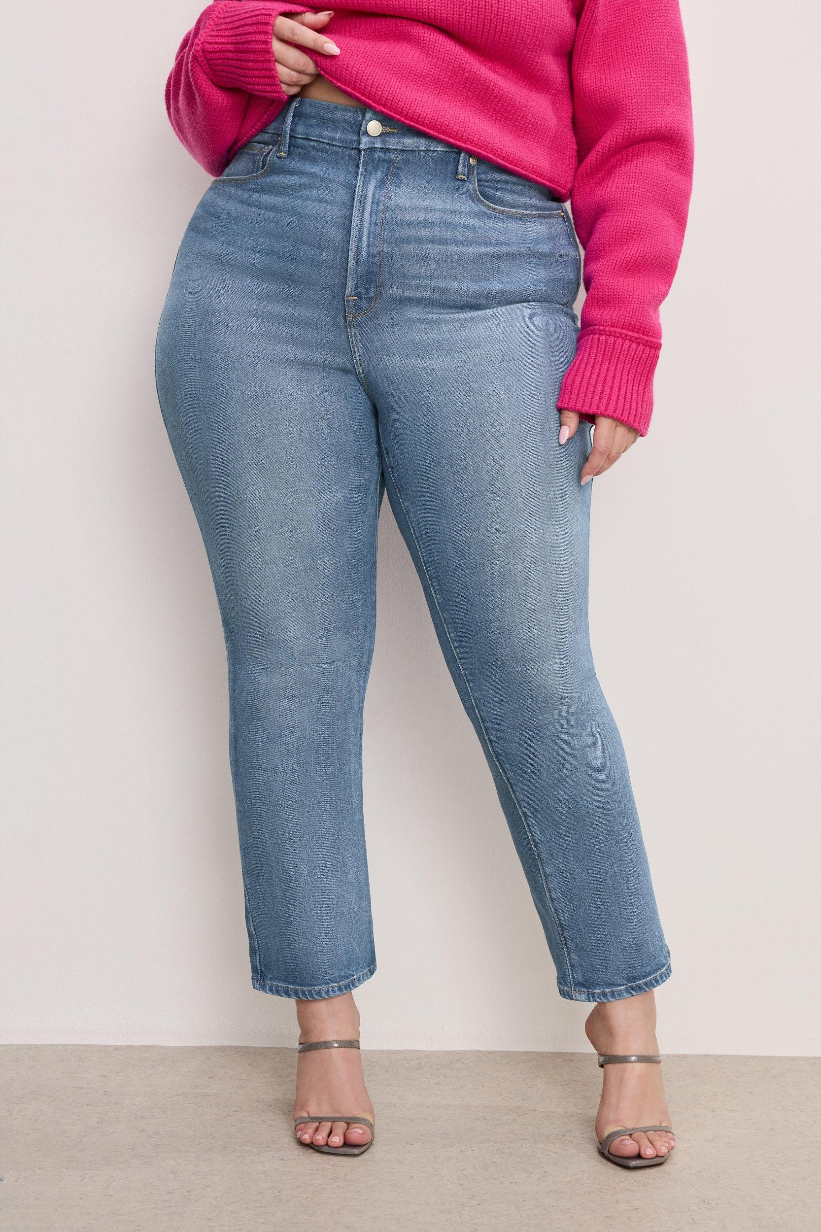 SOFT-TECH GOOD LEGS STRAIGHT JEANS | INDIGO746 Product Image